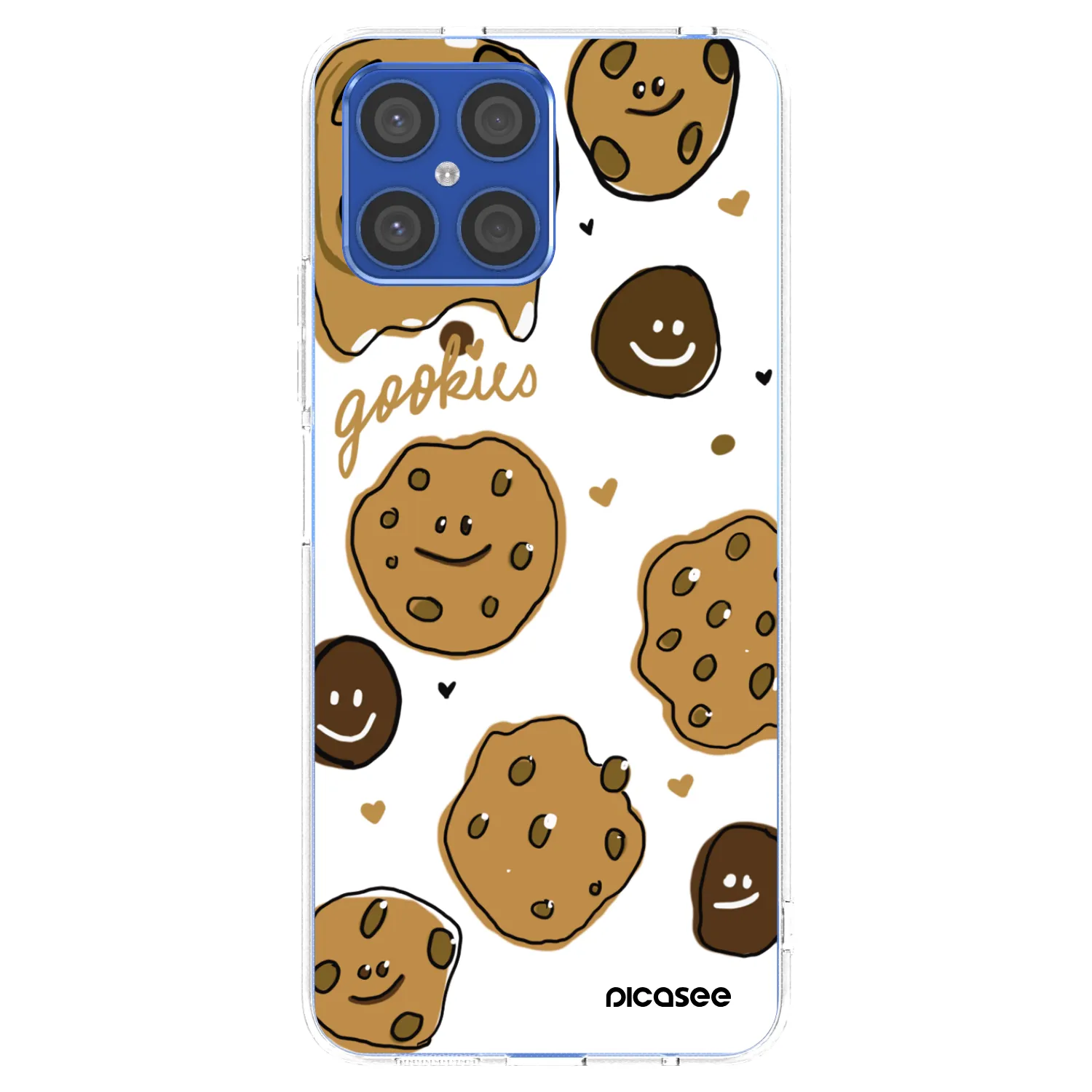 Picasee silikónový prehľadný obal pre Honor X8 4G - Gookies