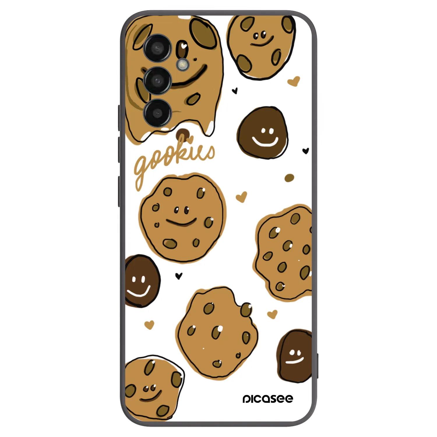 Picasee silikónový čierny obal pre Samsung Galaxy M13 M135F - Gookies