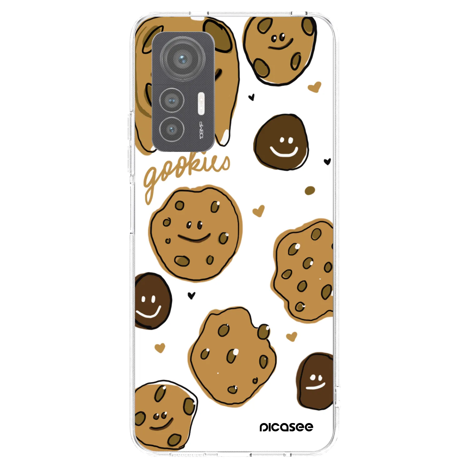 Picasee silikónový prehľadný obal pre Xiaomi 12 Lite - Gookies