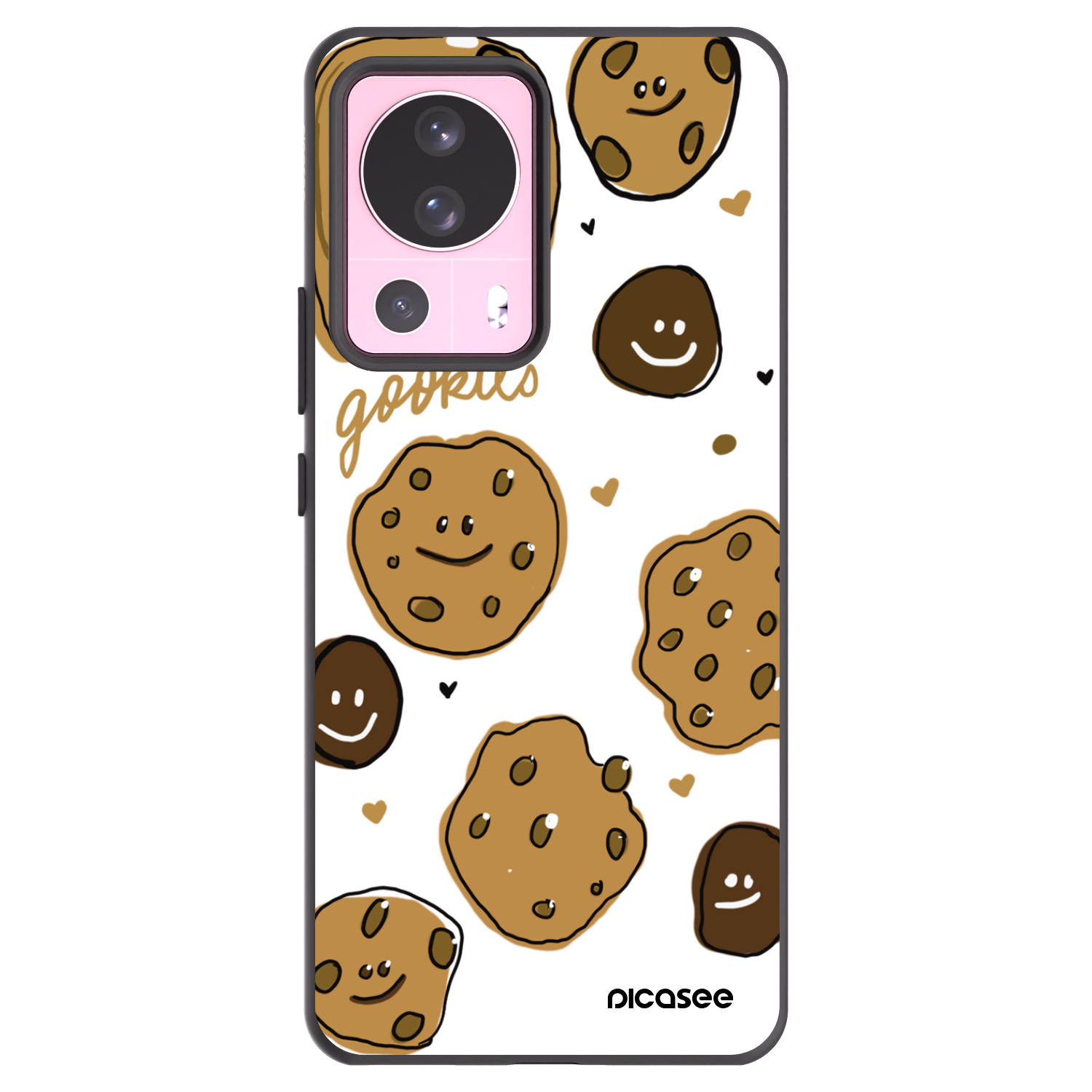 Picasee silikónový čierny obal pre Xiaomi 13 Lite - Gookies