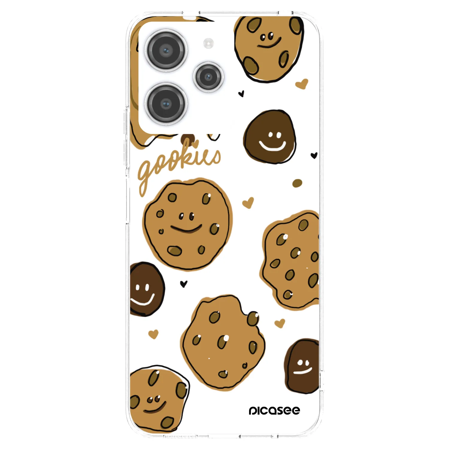 Picasee silikónový prehľadný obal pre Xiaomi Redmi 12 4G - Gookies