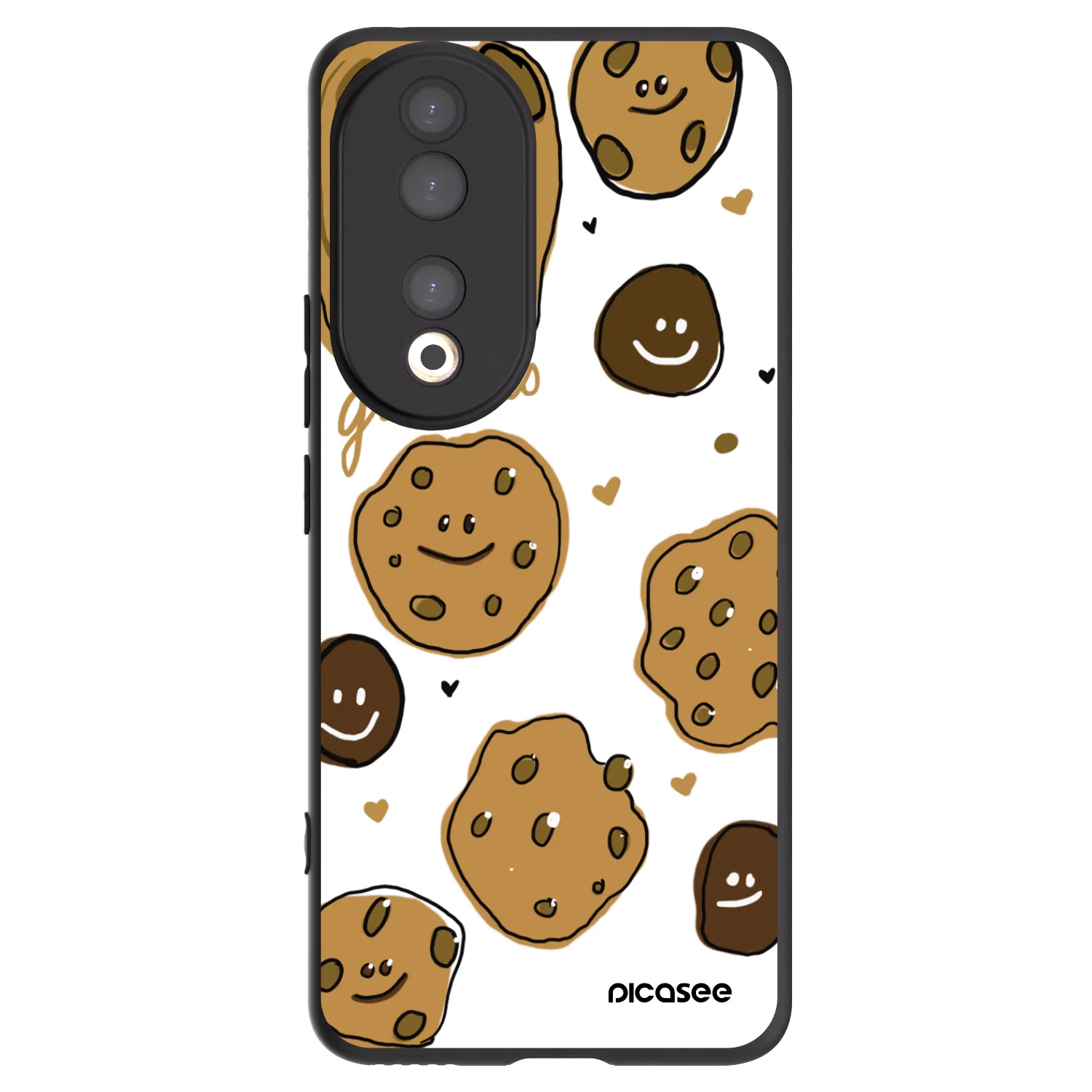 Picasee silikónový čierny obal pre Honor 90 5G - Gookies