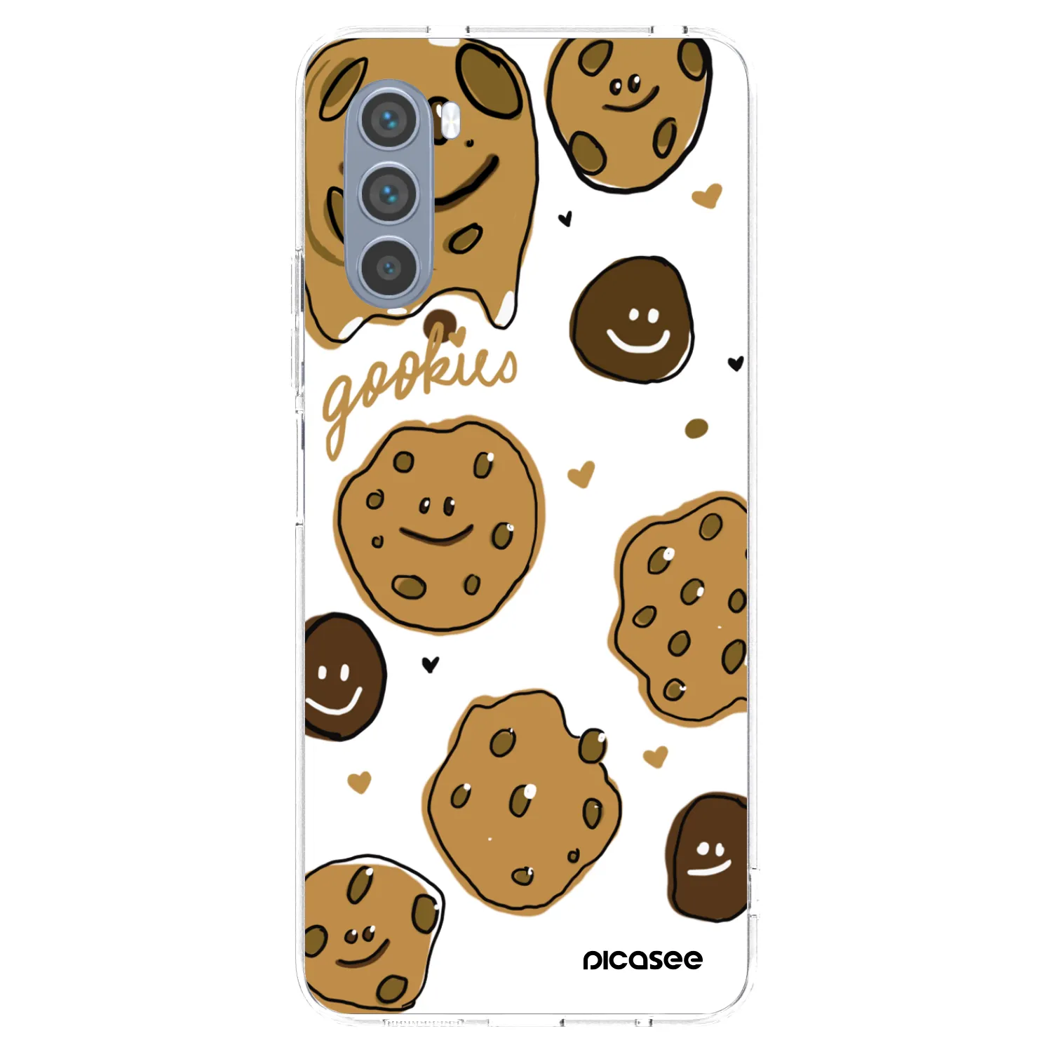 Silikónový prehľadný obal pre Motorola Moto G62 - Gookies