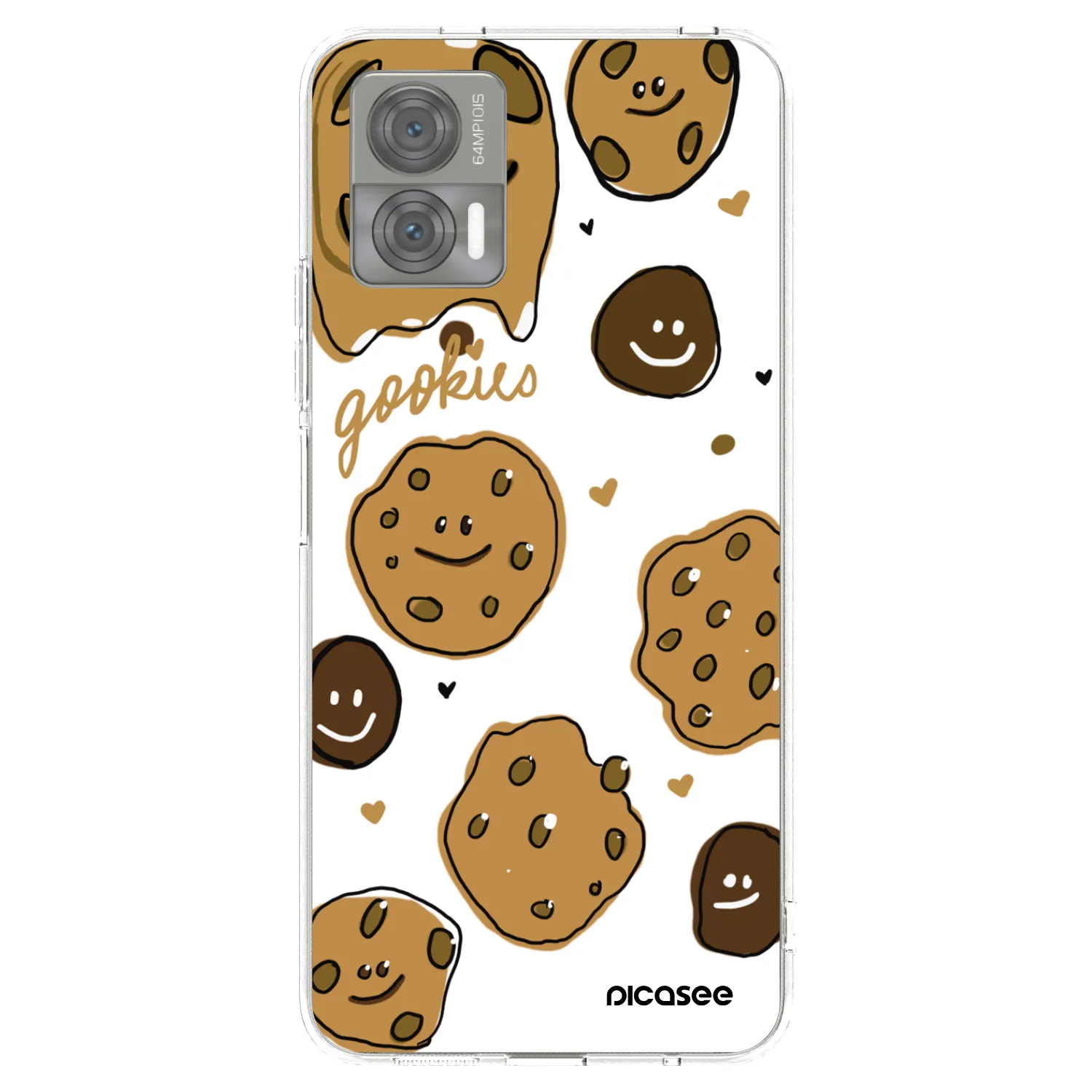 Picasee silikónový prehľadný obal pre Motorola Edge 30 Neo - Gookies