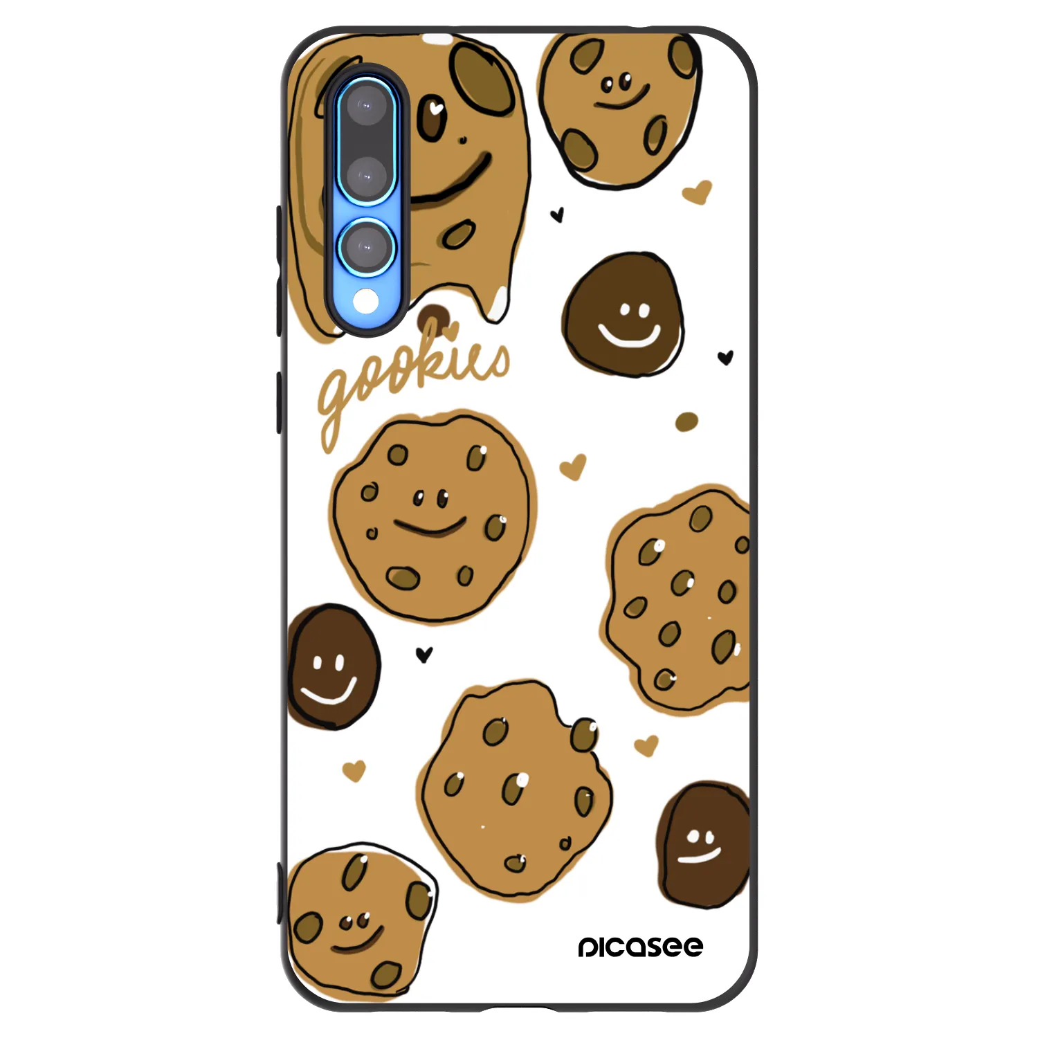Picasee silikónový čierny obal pre Huawei P20 Pro - Gookies