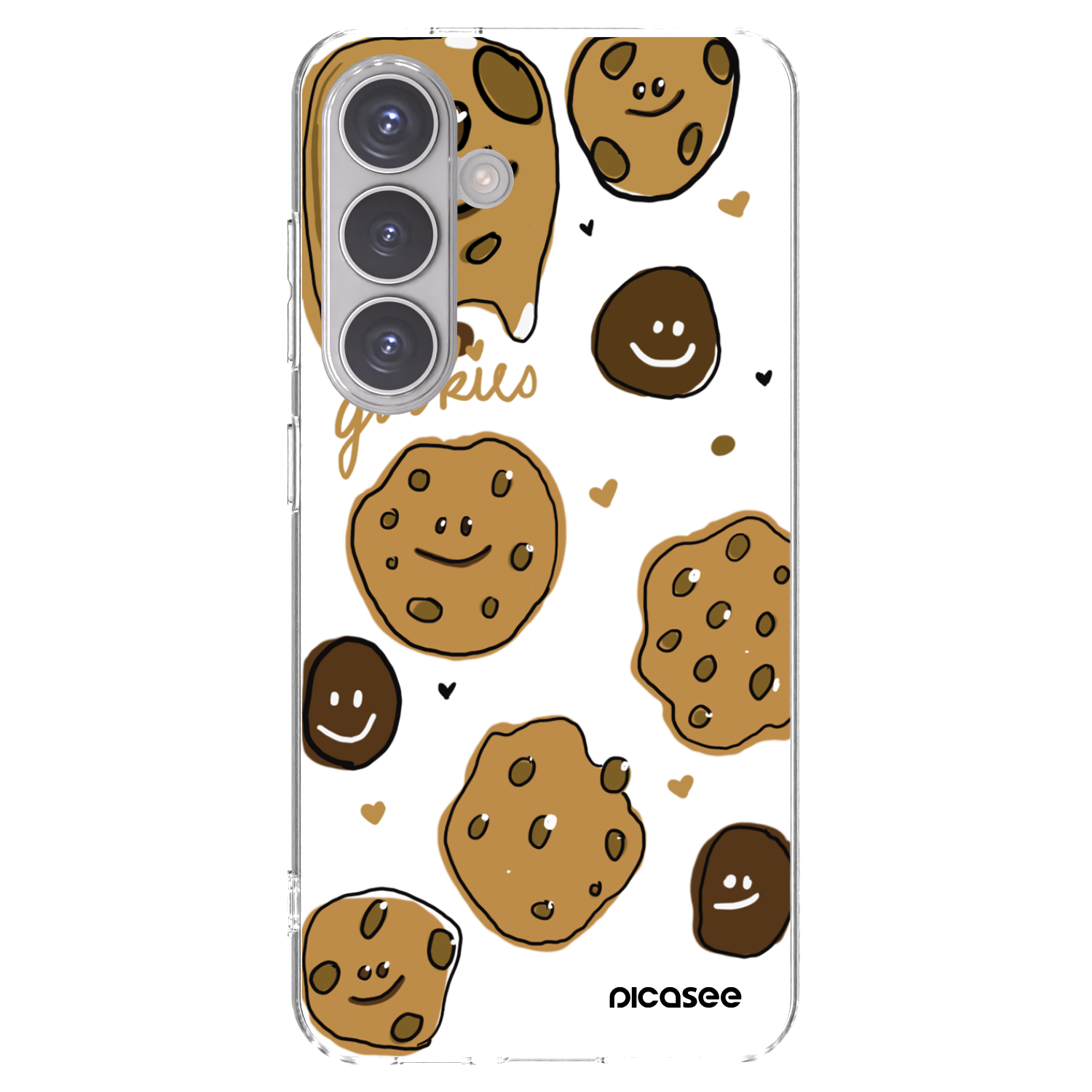 Picasee silikónový prehľadný obal pre Samsung Galaxy S24 S921B 5G - Gookies