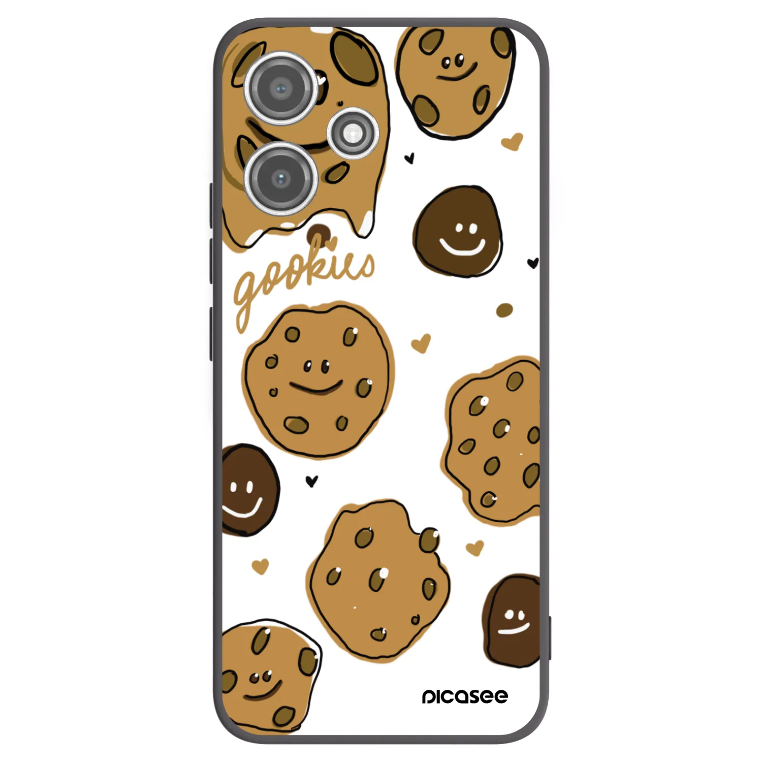 Picasee silikónový čierny obal pre Xiaomi Redmi 12 5G - Gookies