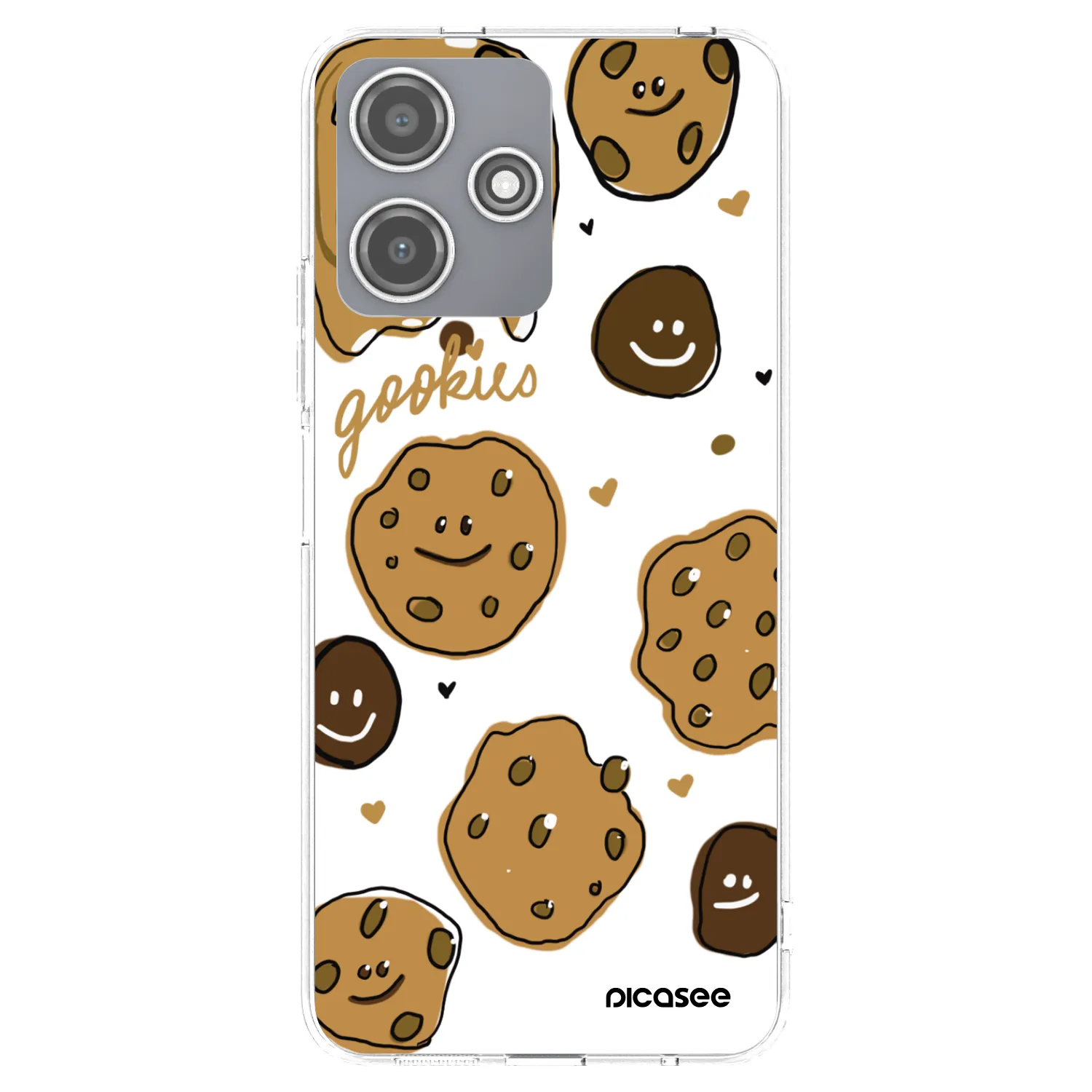 Picasee silikónový prehľadný obal pre Xiaomi Redmi 12 5G - Gookies