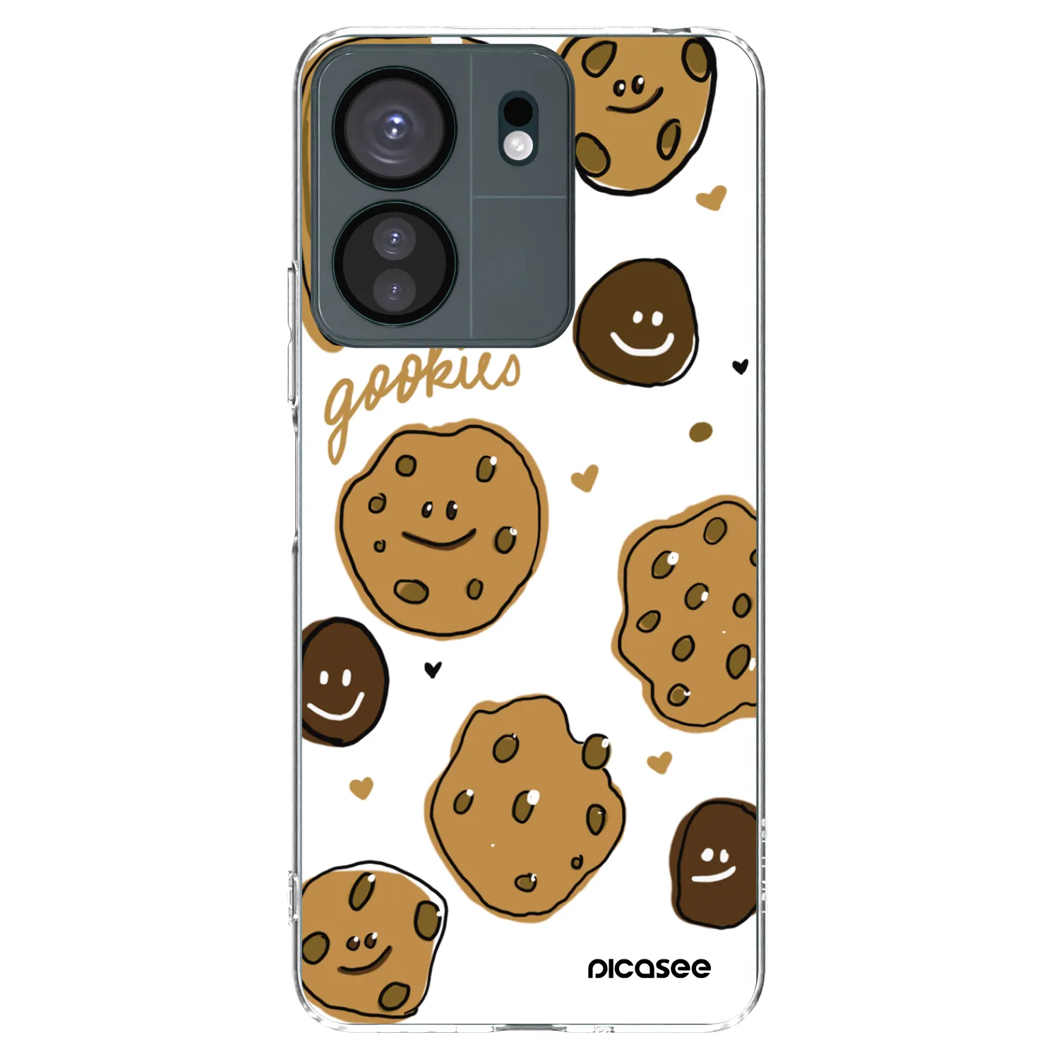 Picasee silikónový prehľadný obal pre Xiaomi Redmi 13C 4G - Gookies