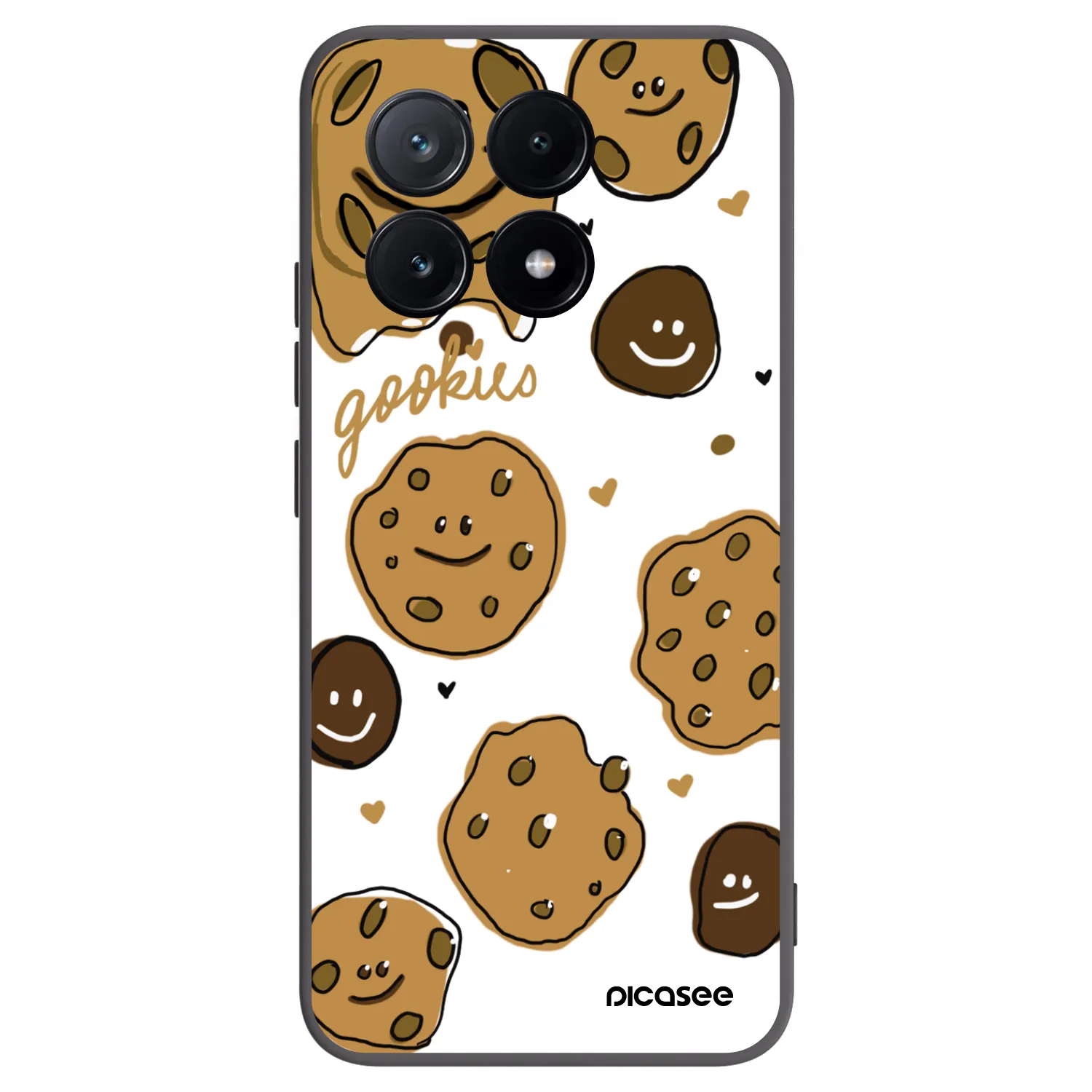 Picasee silikónový čierny obal pre Xiaomi Poco X6 Pro - Gookies