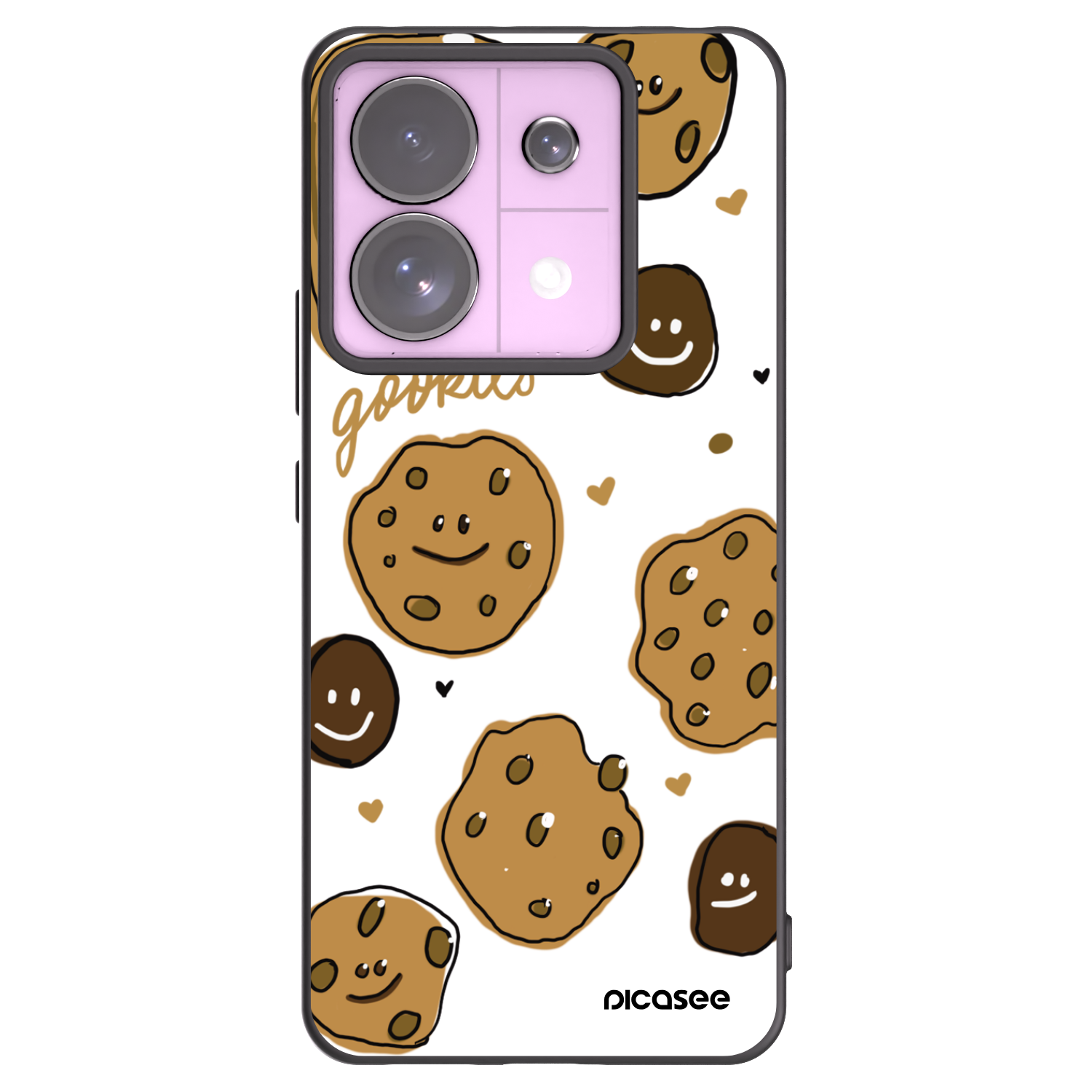 Picasee silikónový čierny obal pre Xiaomi Redmi Note 13 Pro 5G - Gookies