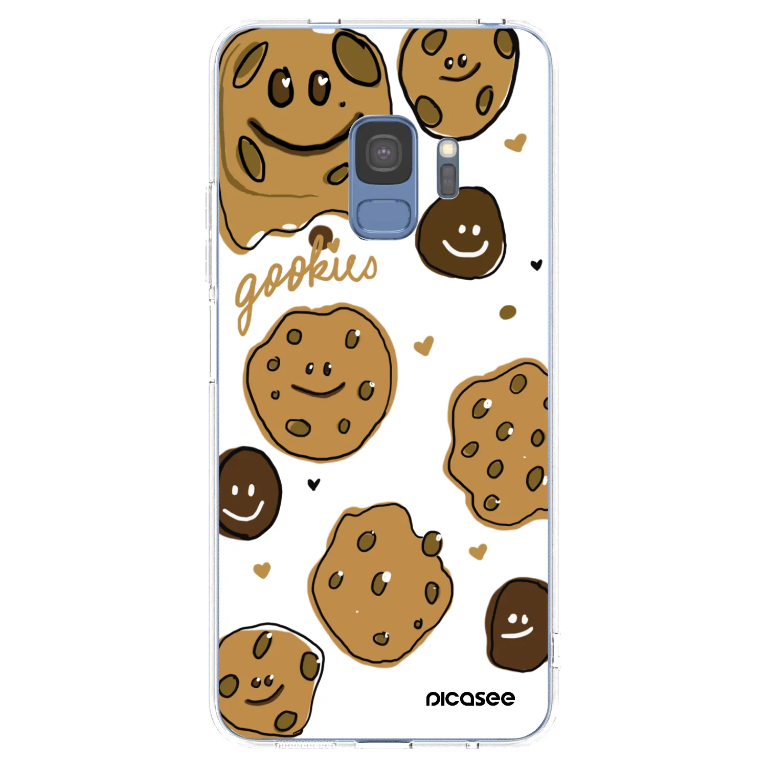 Picasee silikónový prehľadný obal pre Samsung Galaxy S9 G960F - Gookies