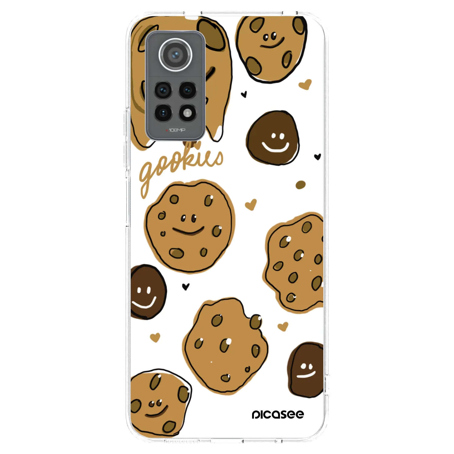 Picasee silikónový prehľadný obal pre Xiaomi Redmi Note 12 Pro 4G - Gookies