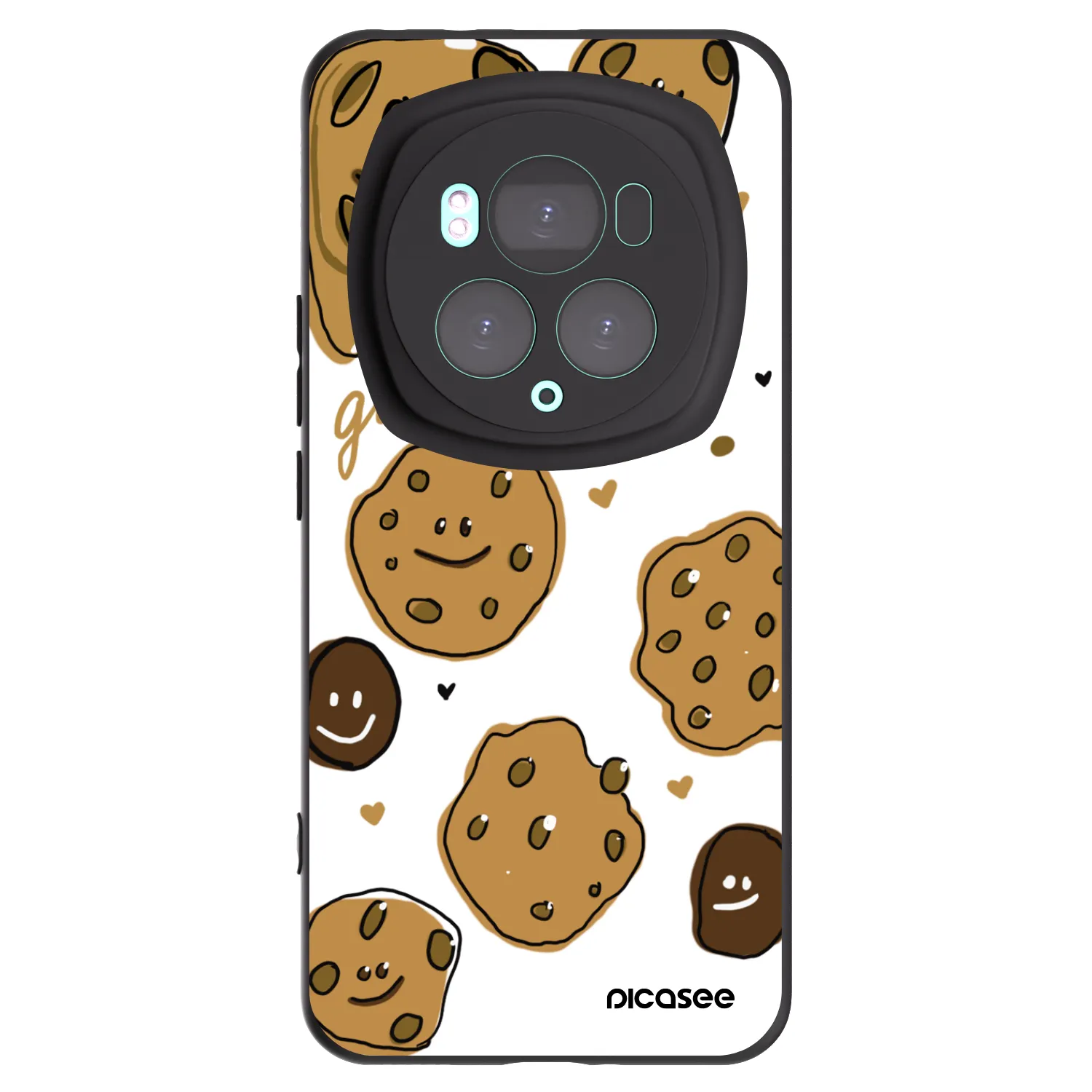 Picasee silikónový čierny obal pre Honor Magic6 Pro - Gookies