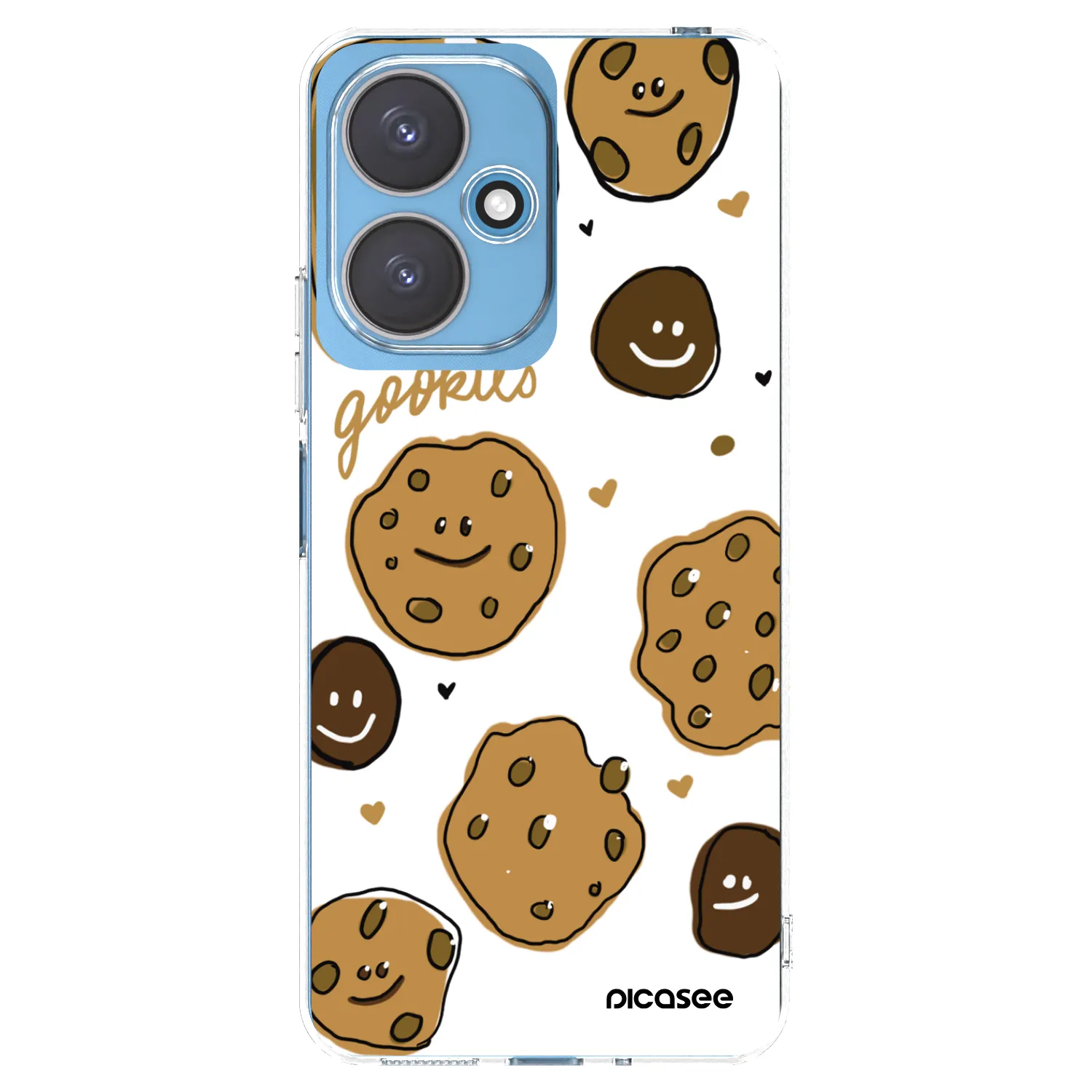 Picasee silikónový prehľadný obal pre Xiaomi Redmi 13C 5G - Gookies