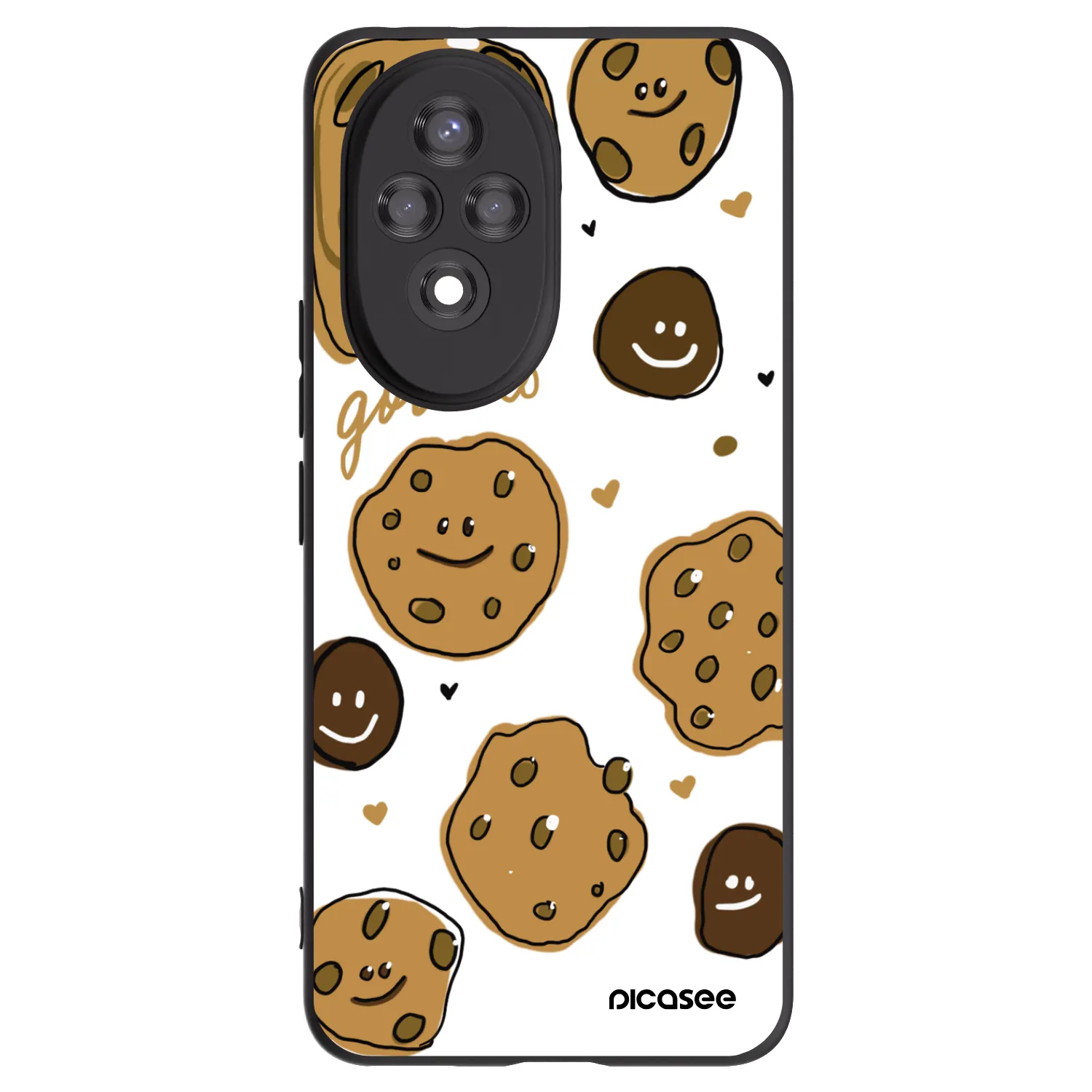 Picasee silikónový čierny obal pre Honor 200 Pro 5G - Gookies