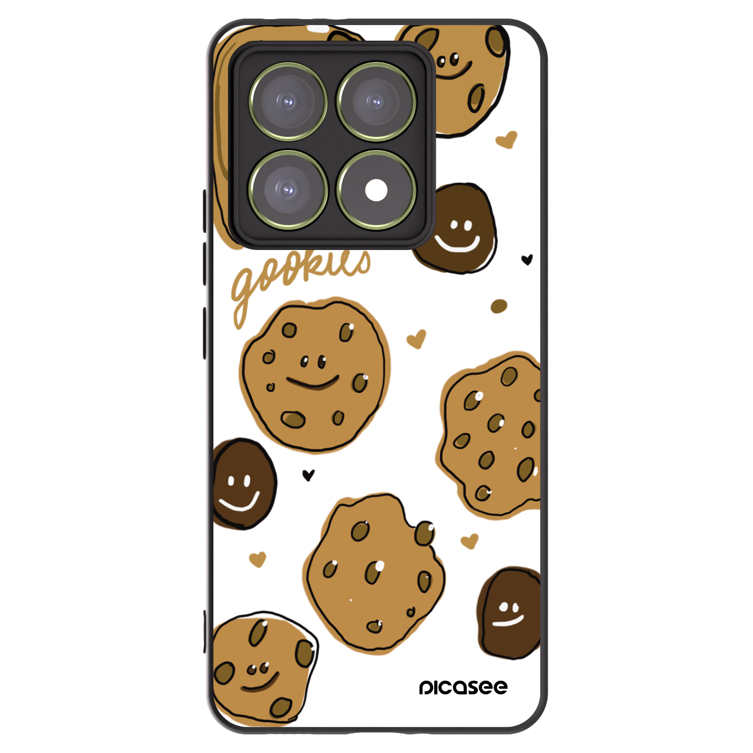 Picasee silikónový čierny obal pre Xiaomi 14T - Gookies
