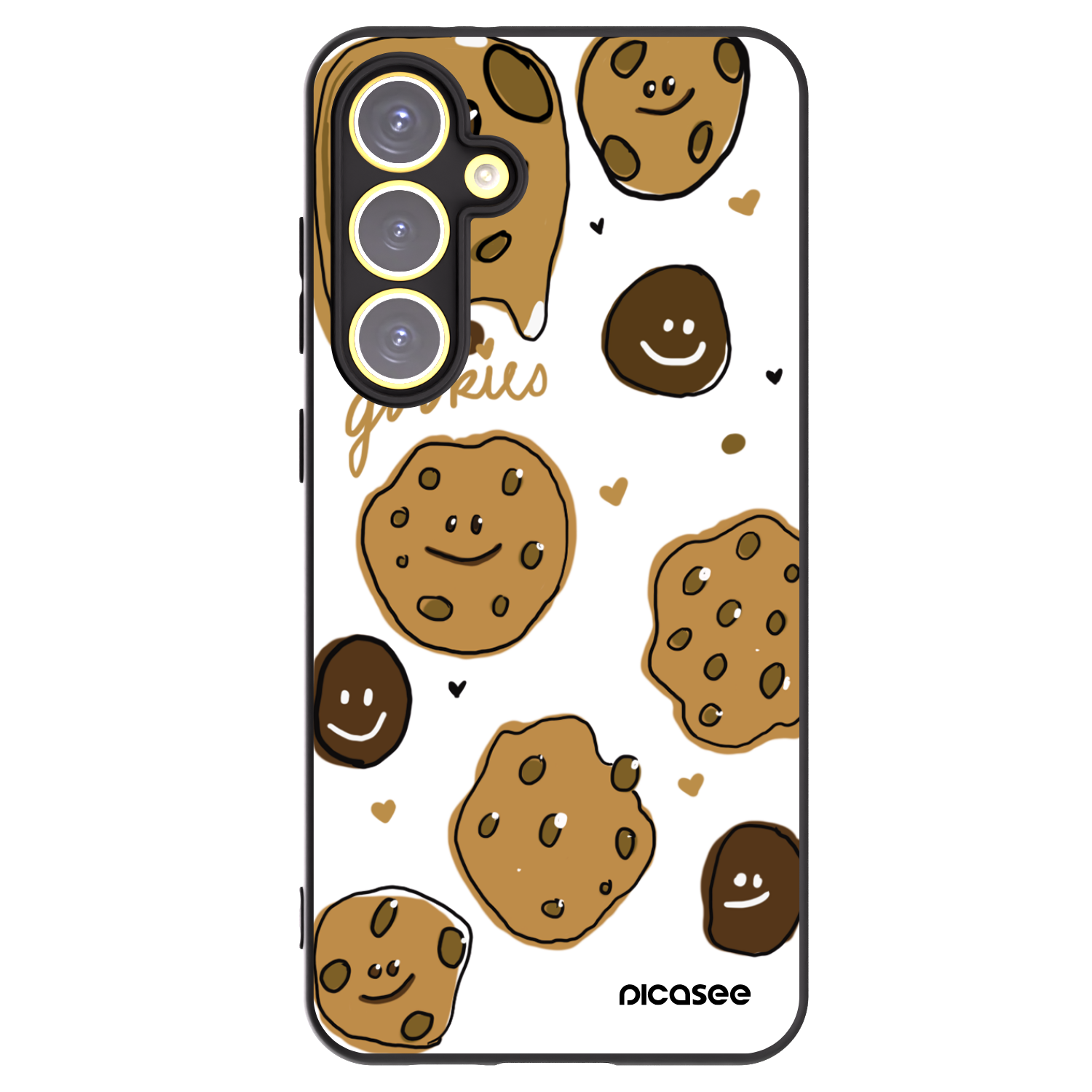 Picasee silikónový čierny obal pre Samsung Galaxy S24 FE S721B - Gookies