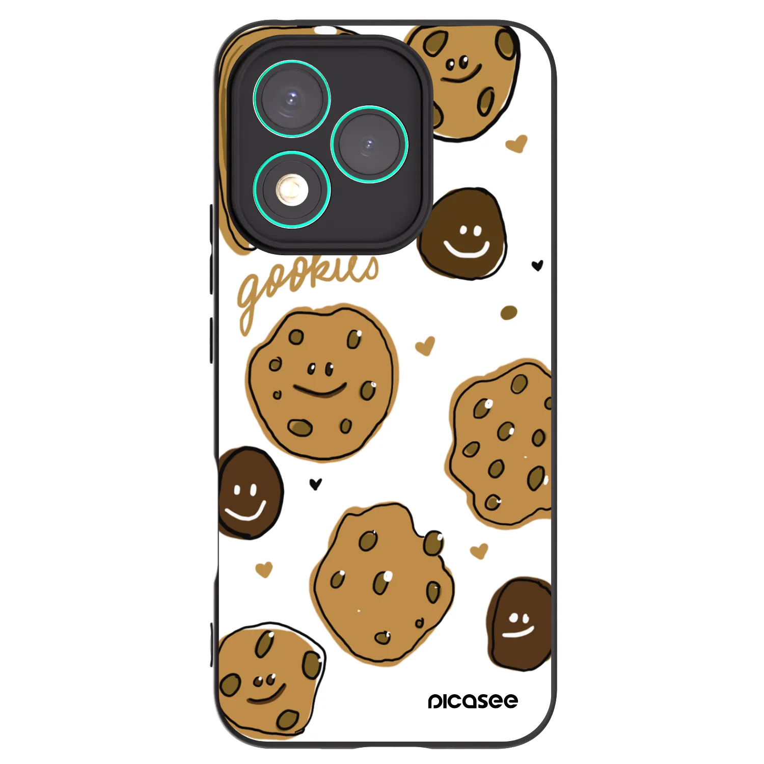 Silikónový čierny obal pre Honor 400 Lite 5G - Gookies