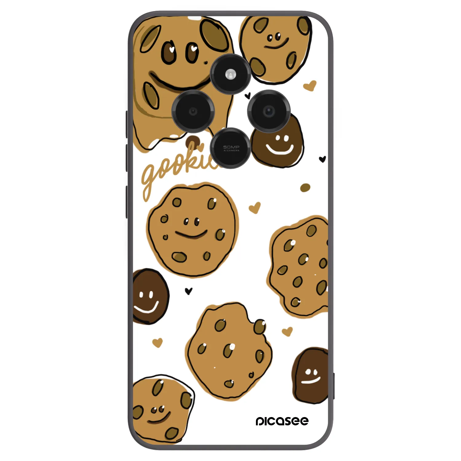 Picasee silikónový čierny obal pre Xiaomi Poco C75 - Gookies