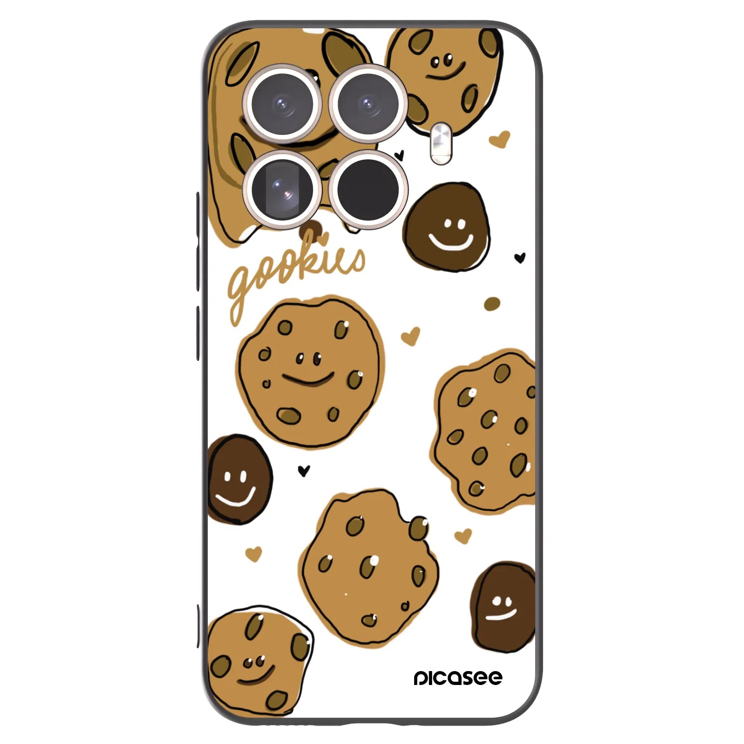 Picasee silikónový čierny obal pre Xiaomi 15T Pro - Gookies