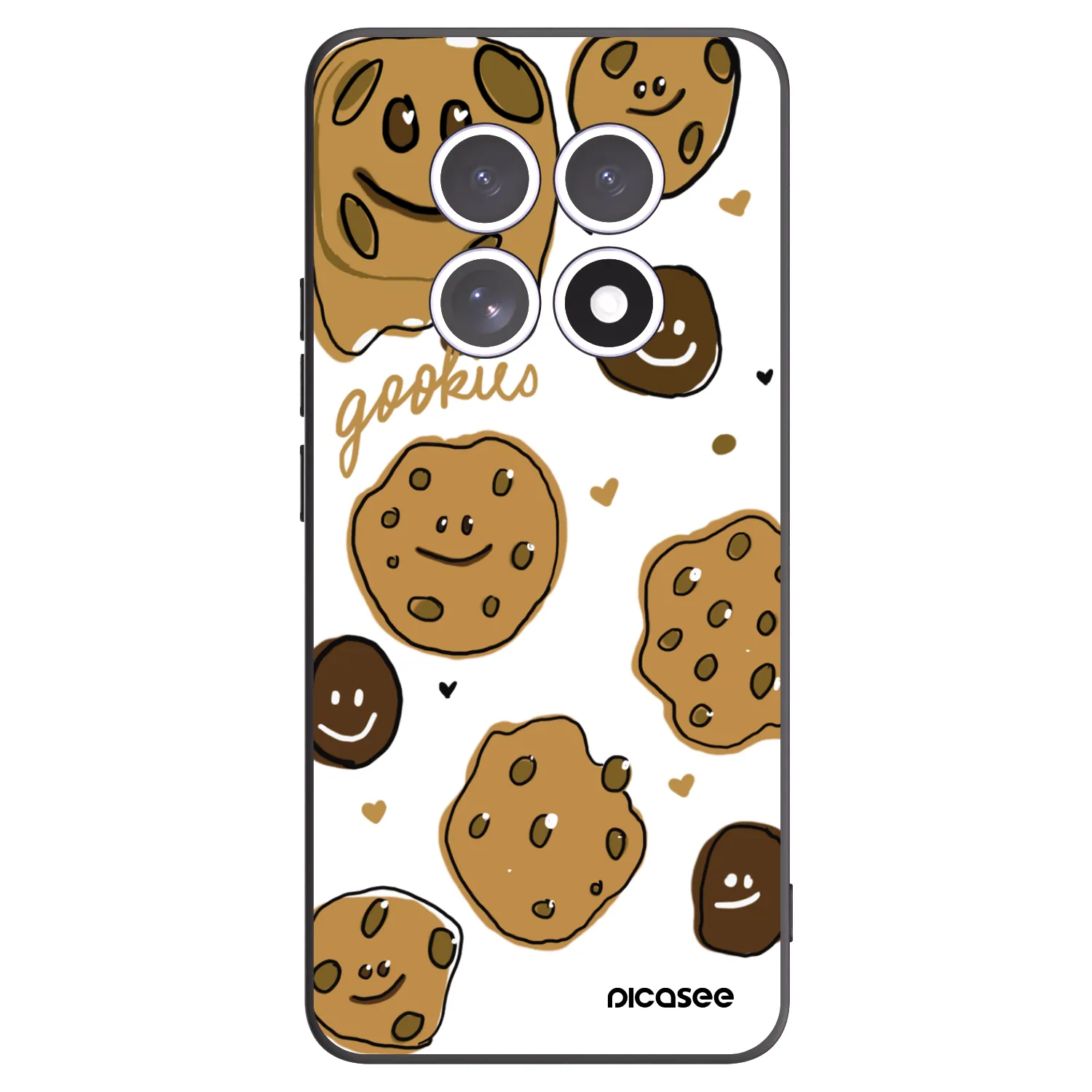 Picasee silikónový čierny obal pre Xiaomi Redmi Note 15 - Gookies
