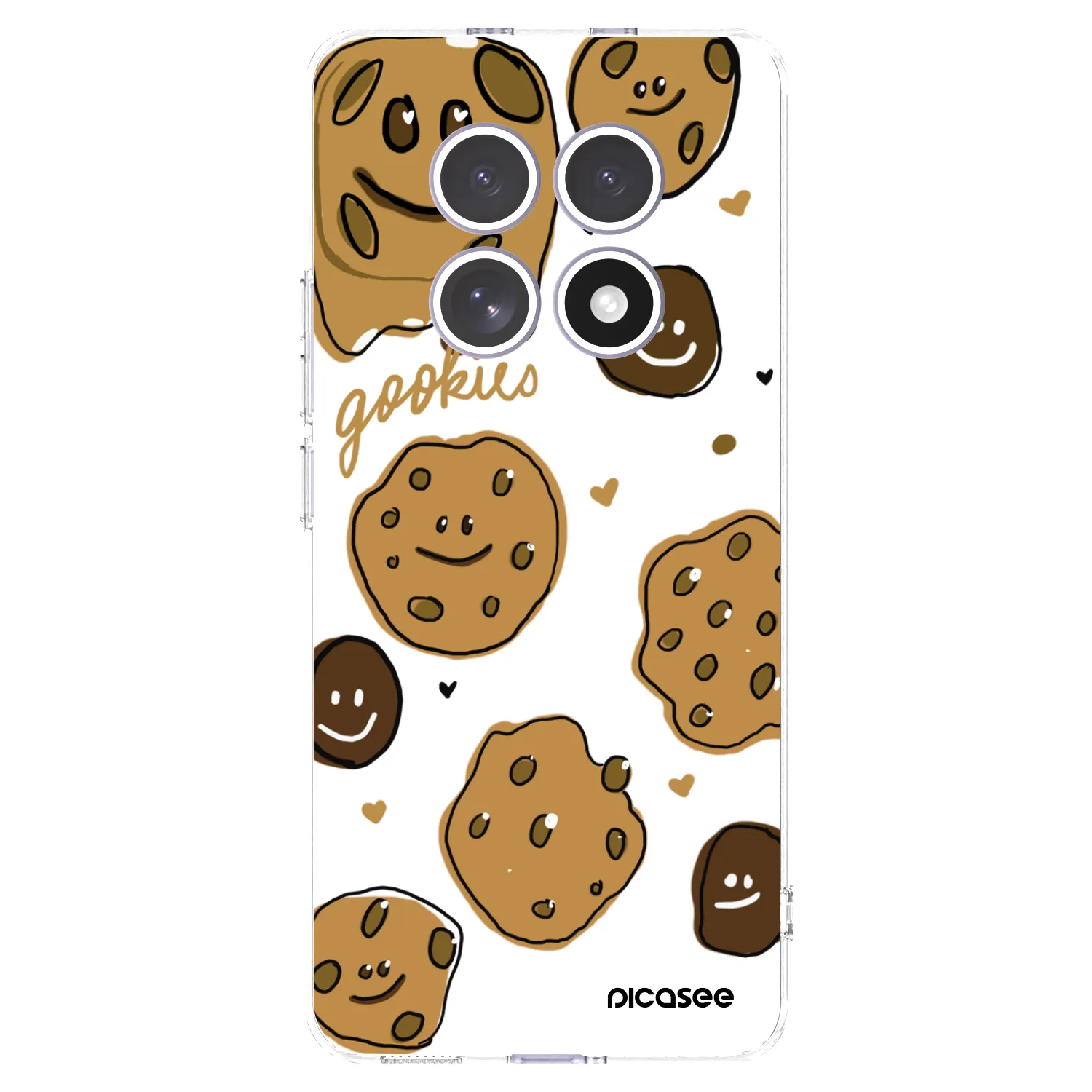 Picasee silikónový prehľadný obal pre Xiaomi Redmi Note 15 - Gookies