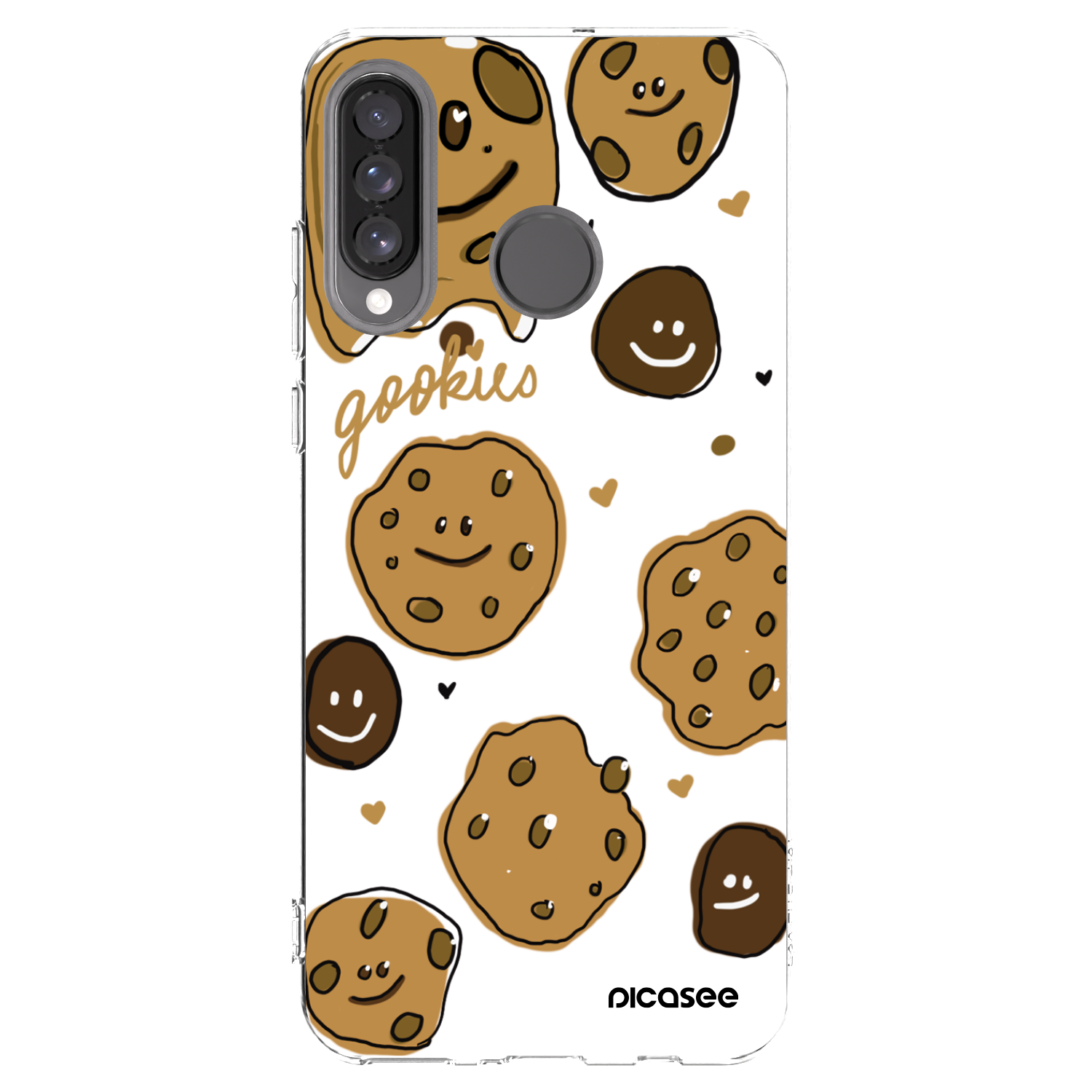 Picasee silikónový prehľadný obal pre Huawei P30 Lite - Gookies