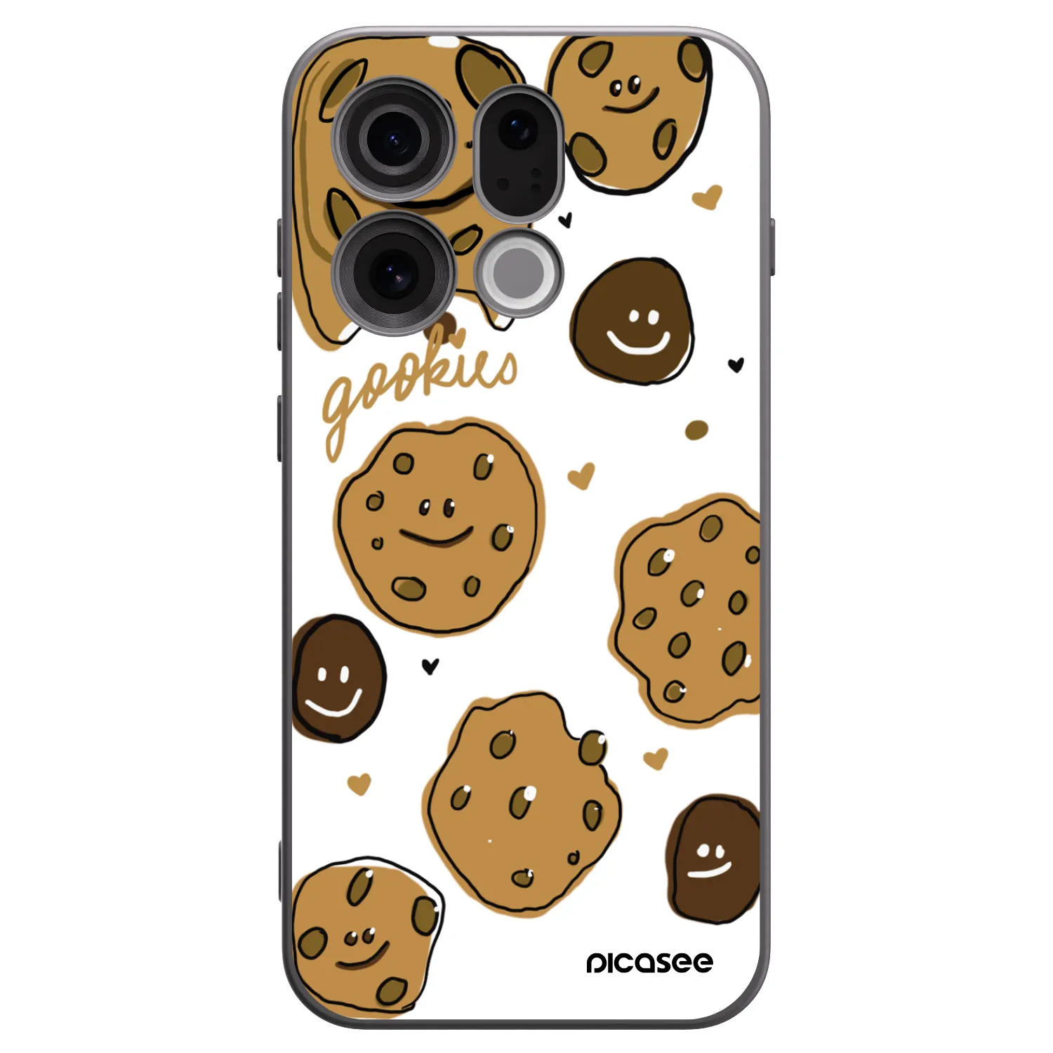 Picasee silikónový čierny obal pre OPPO Find X9 - Gookies