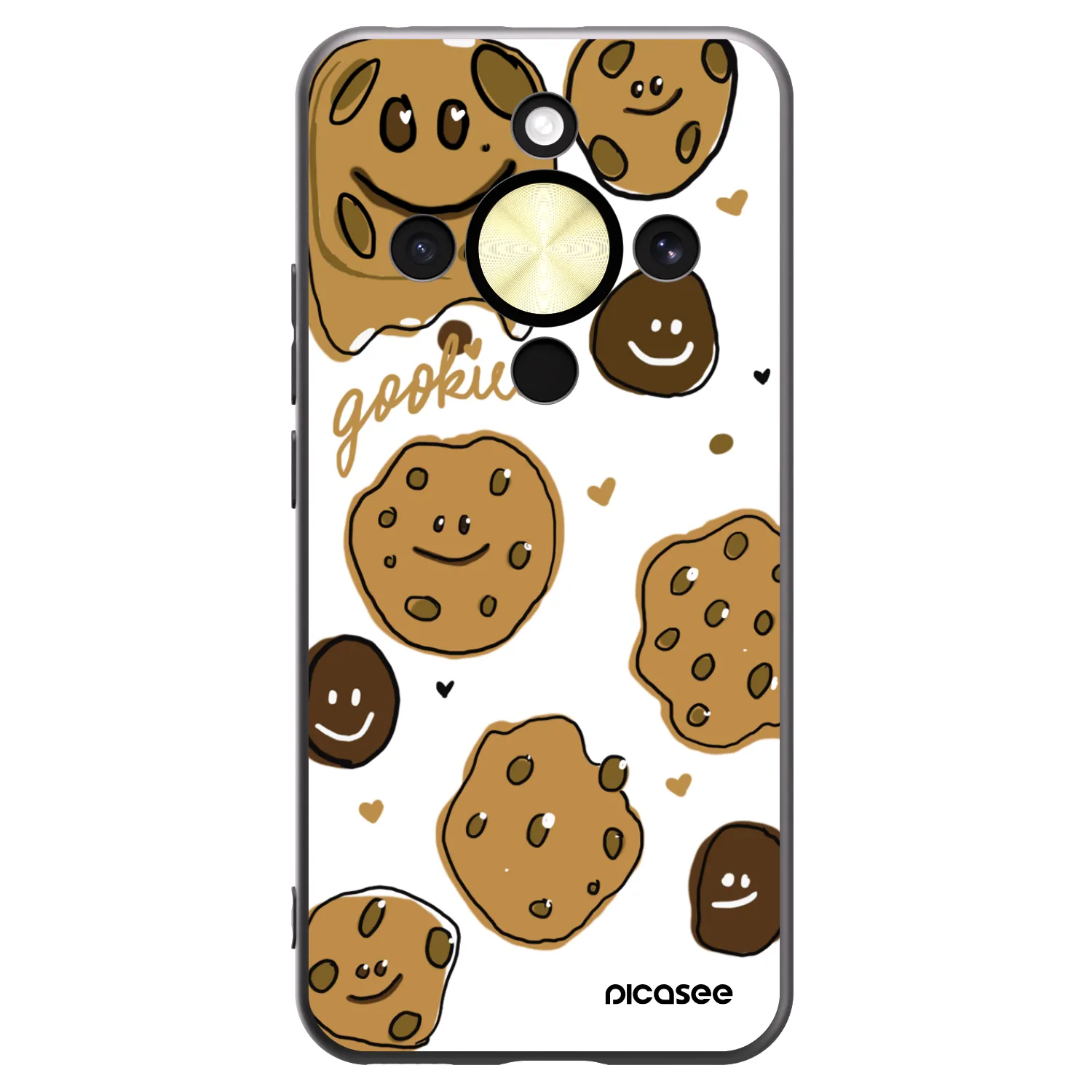 Picasee silikónový čierny obal pre Honor Magic8 Lite 5G - Gookies