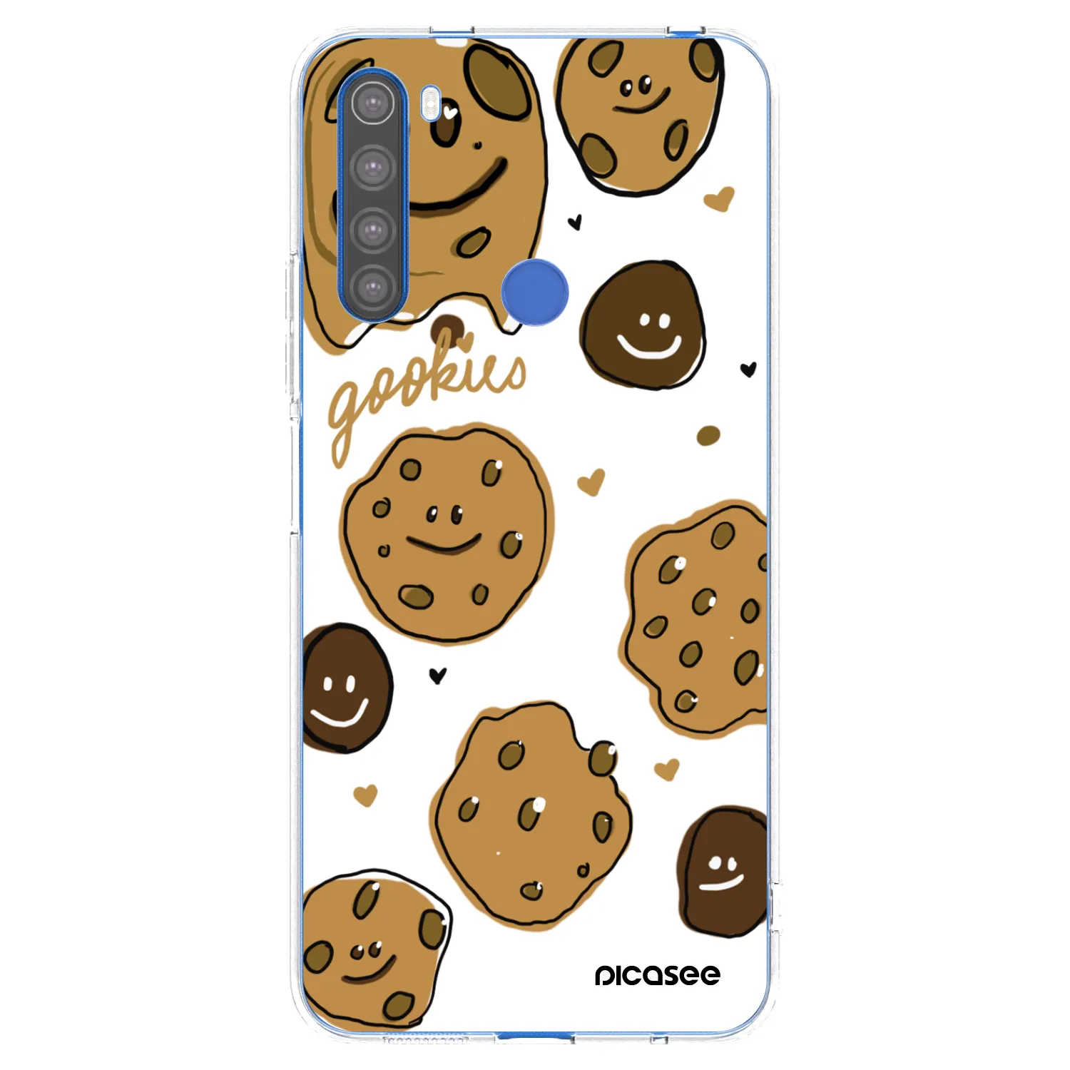 Silikónový prehľadný obal pre Xiaomi Redmi Note 8T - Gookies