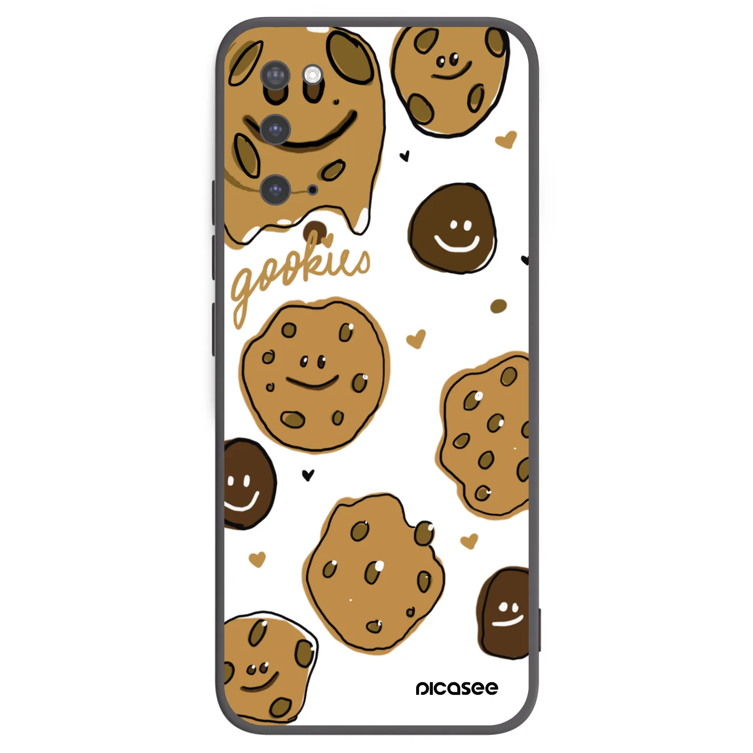 Picasee silikónový čierny obal pre Samsung Galaxy S20 G980F - Gookies
