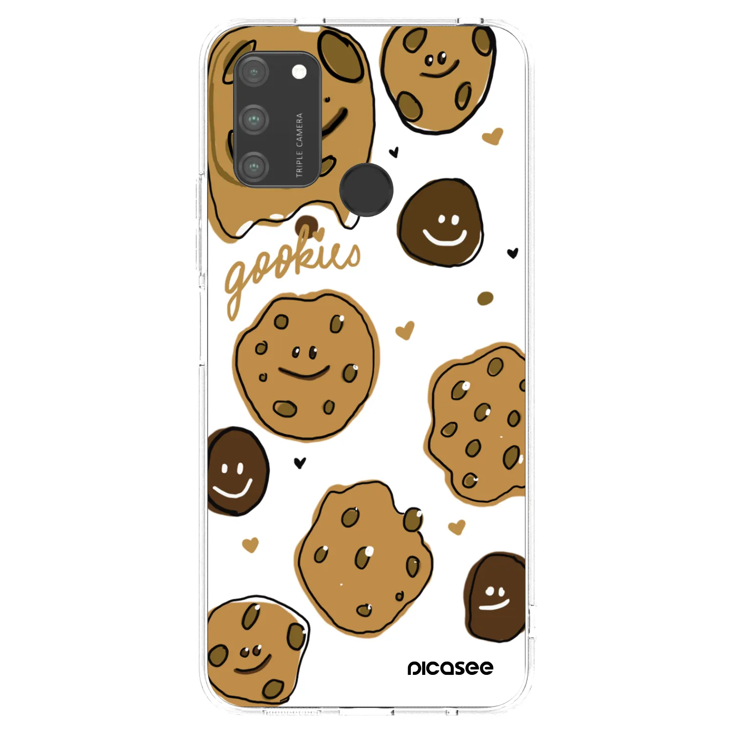 Picasee silikónový prehľadný obal pre Honor 9A - Gookies