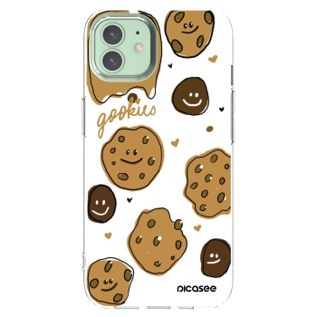 Picasee silikónový prehľadný obal pre Apple iPhone 12 Pro - Gookies