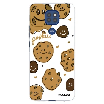 Picasee silikónový prehľadný obal pre Motorola Moto G9 Play - Gookies