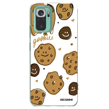 Picasee silikónový prehľadný obal pre Xiaomi Redmi Note 10 Pro - Gookies