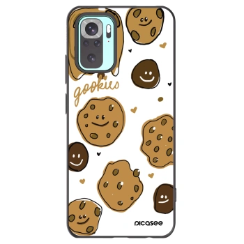 Picasee silikónový čierny obal pre Xiaomi Redmi Note 10 Pro - Gookies