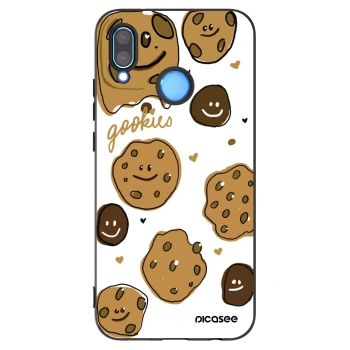 Picasee silikónový čierny obal pre Huawei P20 Lite - Gookies