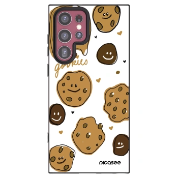 Picasee silikónový čierny obal pre Samsung Galaxy S22 Ultra 5G - Gookies
