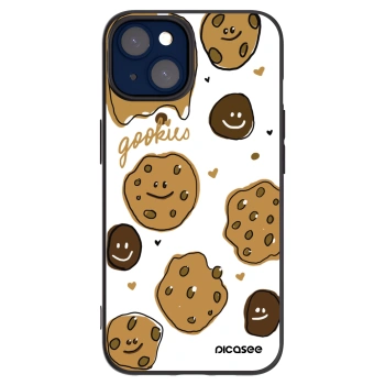 Picasee silikónový čierny obal pre Apple iPhone 14 - Gookies