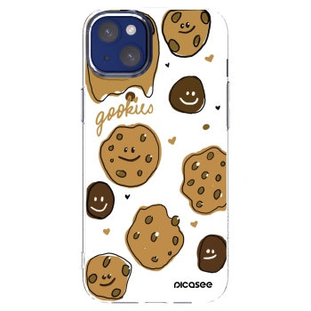 Picasee silikónový prehľadný obal pre Apple iPhone 14 Plus - Gookies
