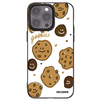 Picasee silikónový čierny obal pre Apple iPhone 15 Pro Max - Gookies