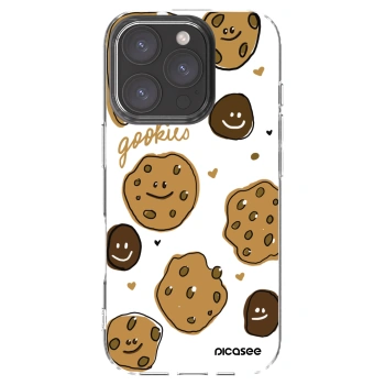 Picasee silikónový prehľadný obal pre Apple iPhone 16 Pro - Gookies
