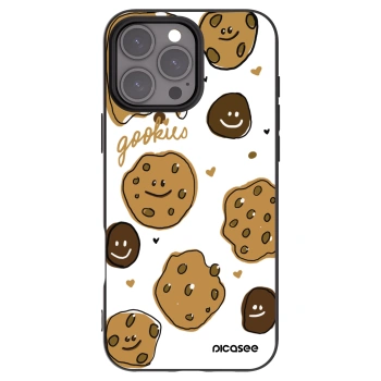 Picasee silikónový čierny obal pre Apple iPhone 16 Pro Max - Gookies