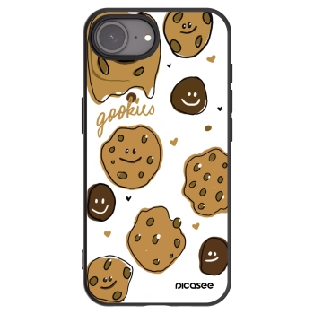Picasee silikónový čierny obal pre Apple iPhone 16e - Gookies