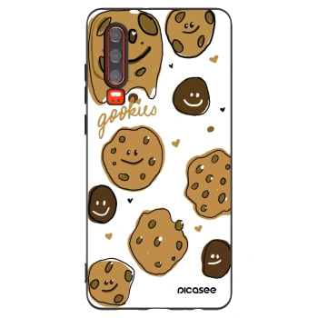 Picasee silikónový čierny obal pre Huawei P30 - Gookies