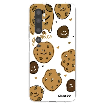 Picasee silikónový prehľadný obal pre Xiaomi Mi Note 10 (Pro) - Gookies