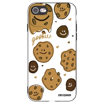 Picasee silikónový čierny obal pre Apple iPhone SE 2020 - Gookies