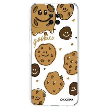 Picasee silikónový prehľadný obal pre Xiaomi Redmi Note 9 Pro - Gookies