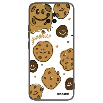 Picasee silikónový čierny obal pre Xiaomi Redmi Note 9 Pro - Gookies